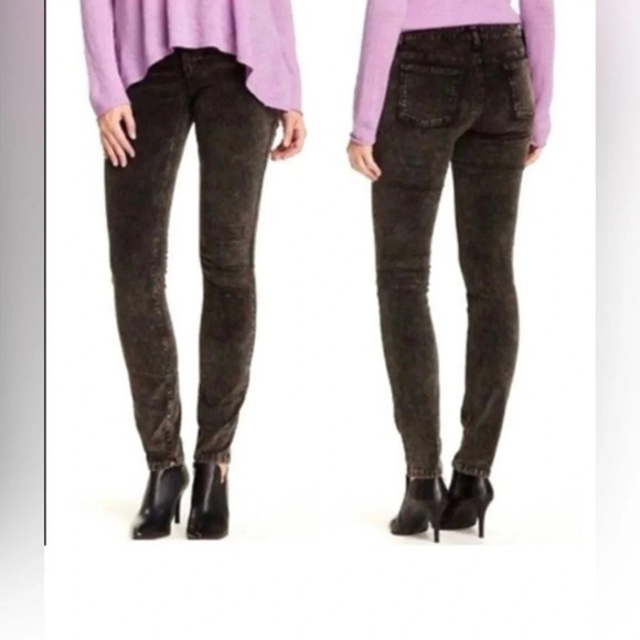 Hollister Denim - Hollister Mid Rise Skinny Jeans Size 26 Stretch Black Boiling Effect NWT